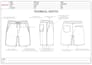 make detailed apparel tech pack with flat sketch and spec sheet